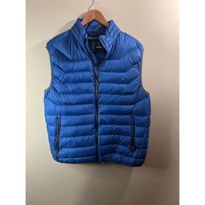 Free Country Blue Down Puffer‎ Vest / Mens Medium